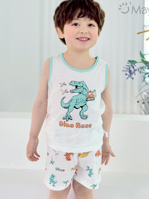Dino Heavy Equipment Sleeveless Easywear