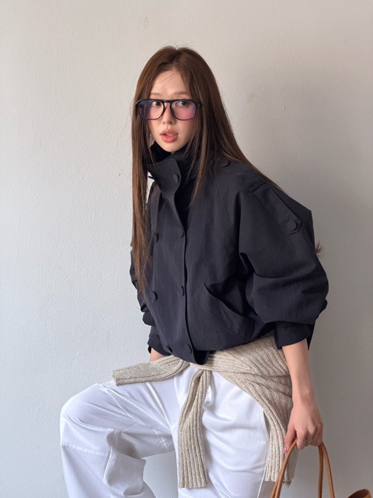 Double Short Trench Coat Double Short Trench Coat