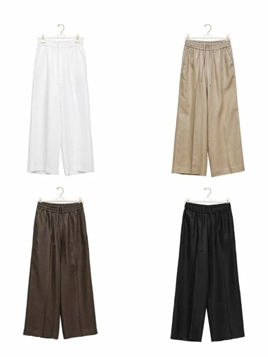 Linen Drawstring Trousers Linen Drawstring Trousers