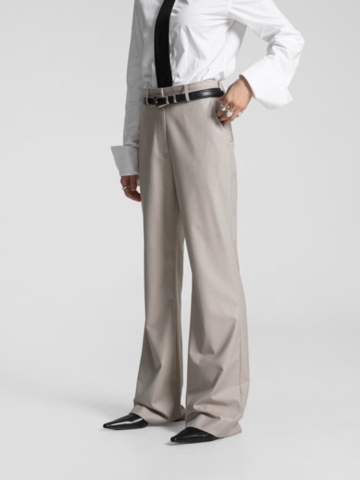 Tailored Semi Flare Trousers