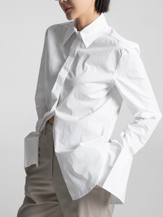 Slim Fit Long Cuff Shirt