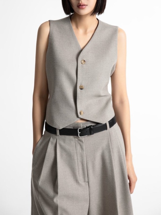 Flannel Wool Set – Up Tailored Vest
