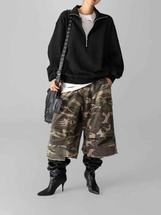 Vintage Cut-Off Bermuda Pants