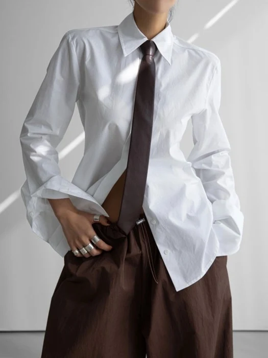 Slim Fit Long Cuff Shirt Slim Fit Long Cuff Shirt