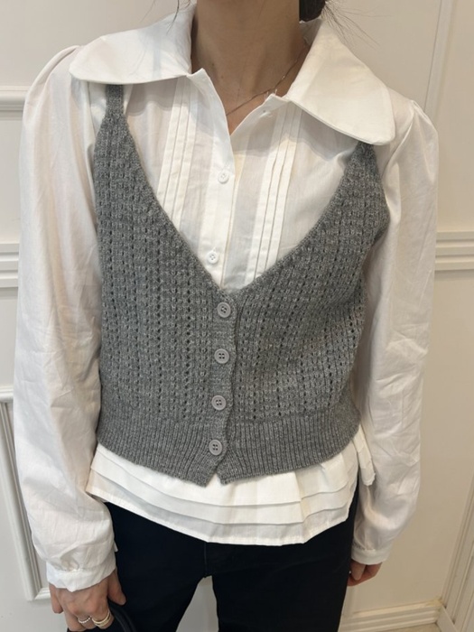 Bustier Blouse Set