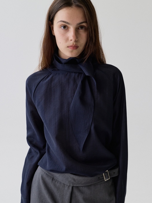 Tencel Scarf Blouse Tencel Scarf Blouse
