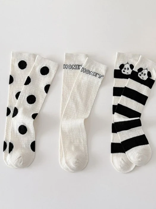 Honey Stripe Half Tights Set