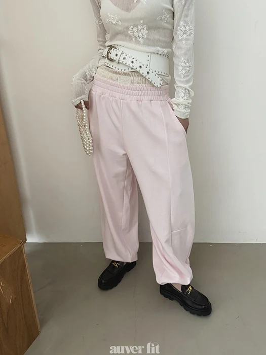 Satin Double Jogger Pants Satin Double Jogger Pants