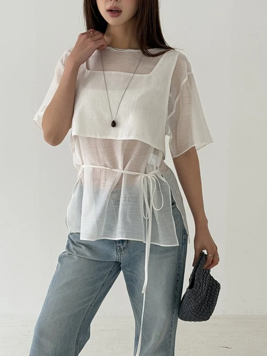 Jane Double-Layer Blouse Jane Double-Layer Blouse