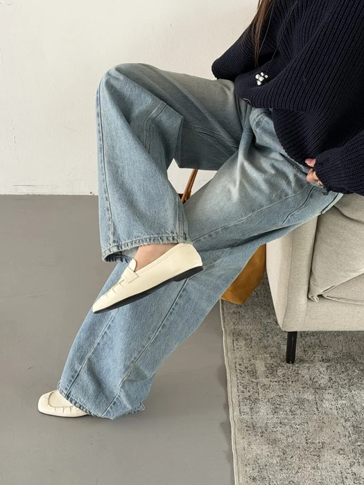 Curved Denim Jeans Curved Denim Jeans