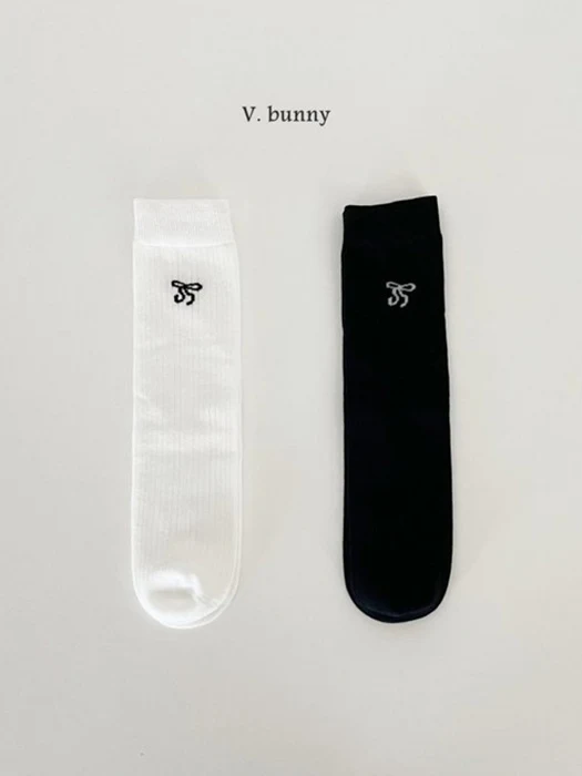 Double Ribbon Socks Set Double Ribbon Socks Set