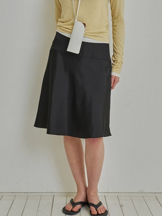 Diagonal Satin Skirt Diagonal Satin Skirt