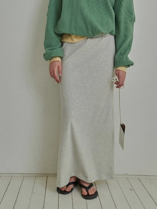 Clean Waffle Long Skirt Clean Waffle Long Skirt