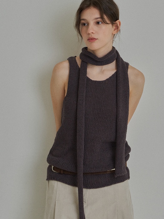 Soap Muffler Sleeveless Set Soap Muffler Sleeveless Set