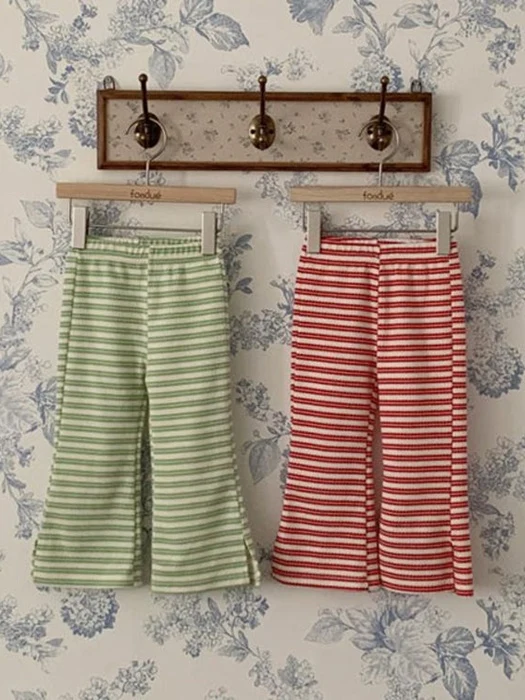 Zigzag Bootcut Pants