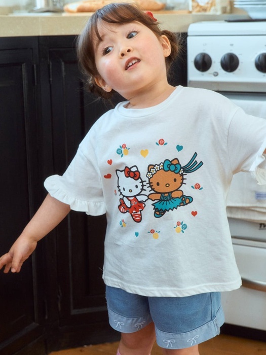 Ballet Cat Frill Tee Ballet Cat Frill Tee