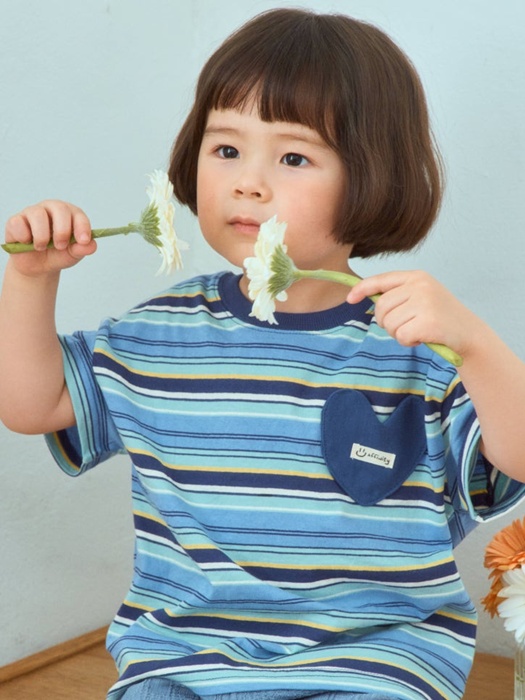 Heart Pocket Stripe Tee Heart Pocket Stripe Tee