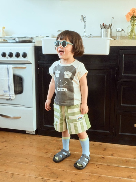 Short Stripe Pants Short Stripe Pants