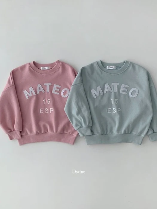 MATEO Patch Sweatshirt MATEO Patch Sweatshirt