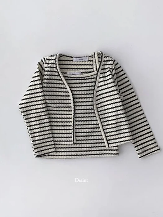 Happy Sleeveless Cardigan Set Happy Sleeveless Cardigan Set