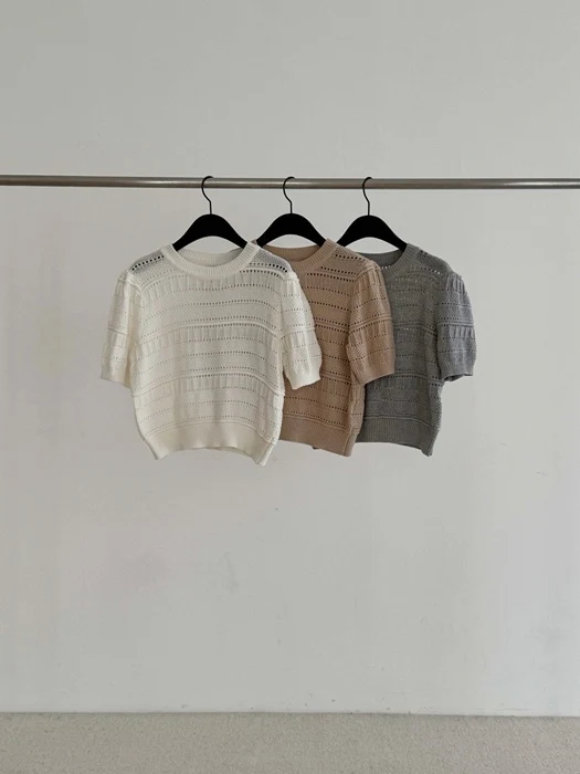 Tory Cotton Embroidery Knit Tory Cotton Embroidery Knit