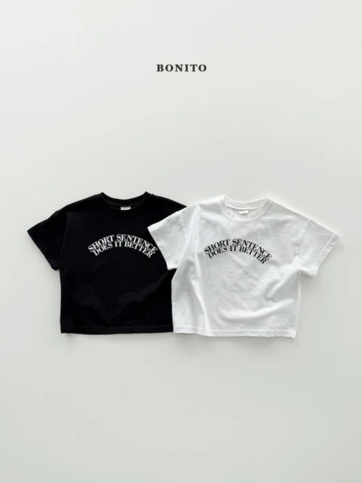 Sentence Short Sleeve Tee Sentence Short Sleeve Tee