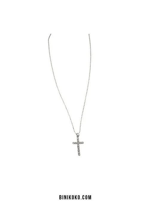 Cubic Long Cross Necklace Cubic Long Cross Necklace
