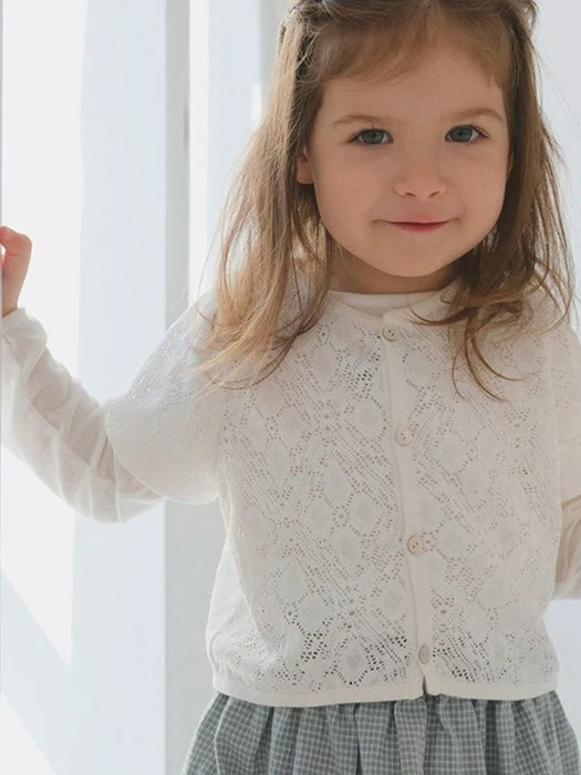 Crochet Semi-crop Cardigan