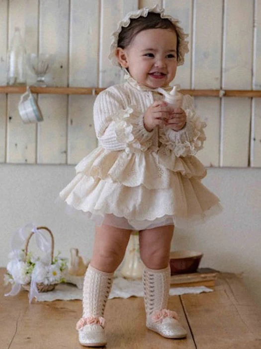 Kids Blanc Knit Cardigan