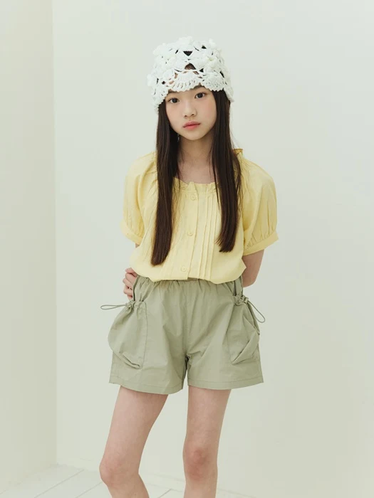 Pocket Shirred Pants Pocket Shirred Pants
