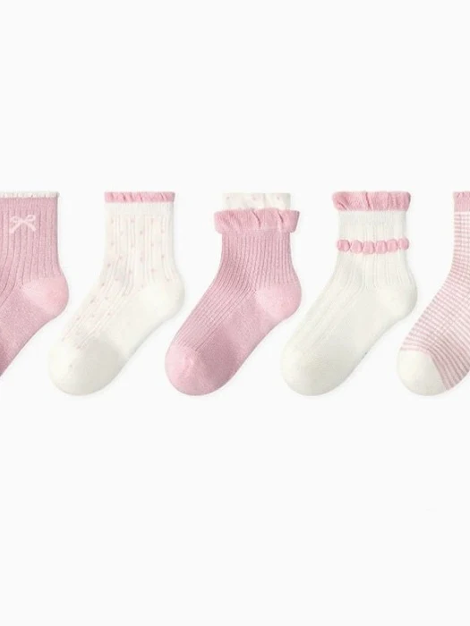 Pink Ring Socks Set