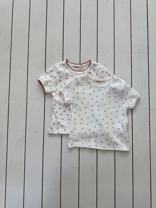 Cherry Eyelet Tee Cherry Eyelet Tee