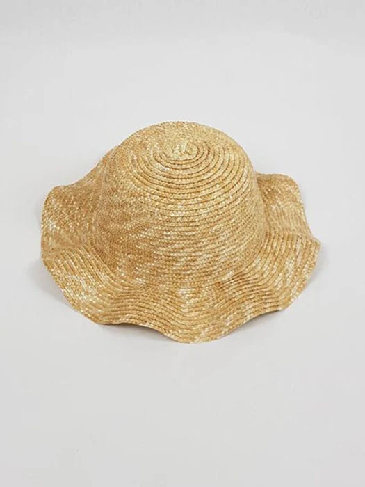 Plain Straw Hula Hat