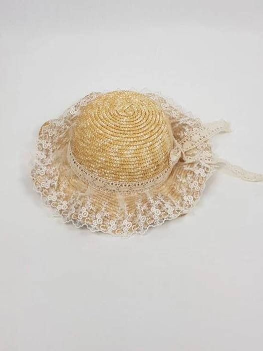 Straw Lace Hat