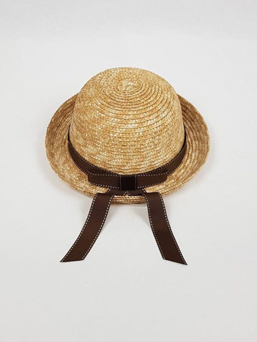 Straw Ribbon Chaplin Hat