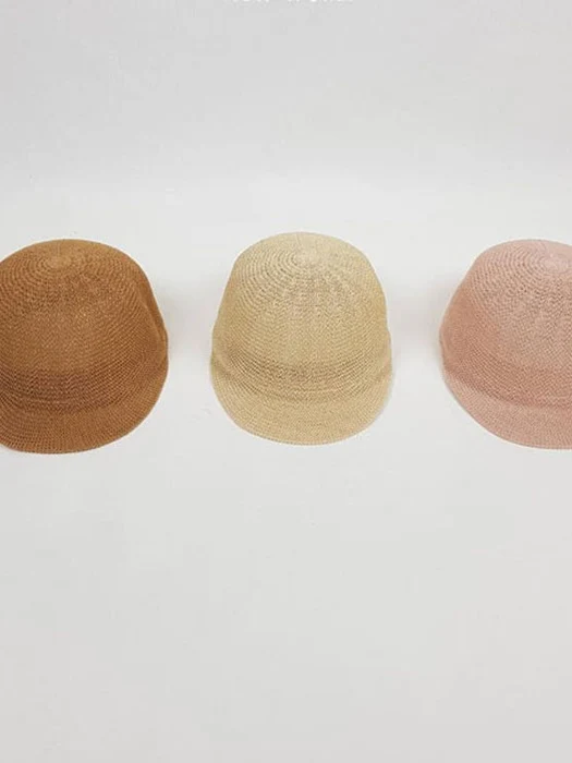 Paper Yarn Round Riding Hat
