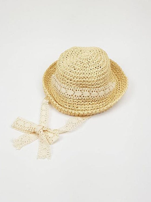Paper Yarn Lace Chaplin Hat