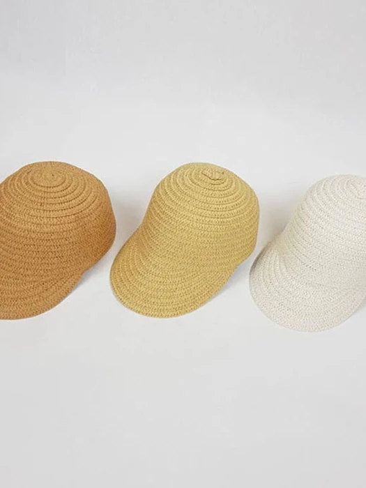 Paper Yarn Riding Hat