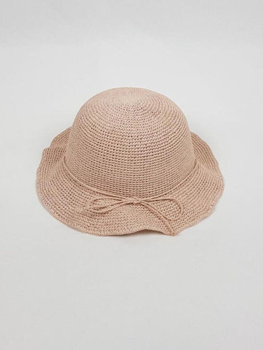 Paper Yarn Flat Brim Hat