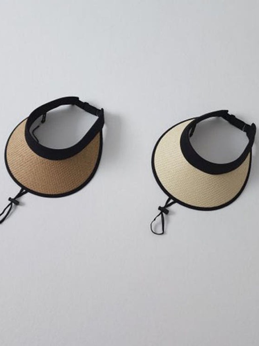 Paper Yarn Brim Sun Cap