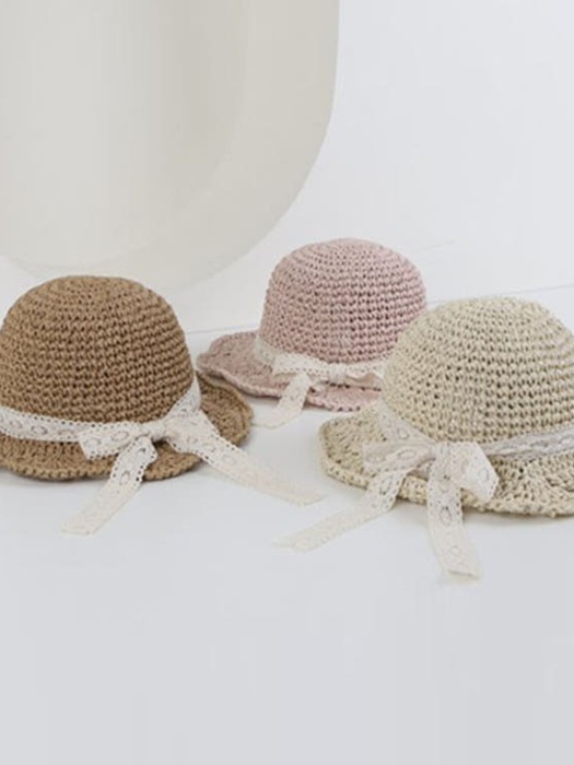 Paper Yarn Lace Sun Hat