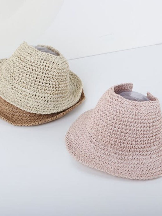 Paper Yarn Open Bucket Hat