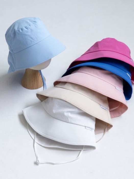 Plain Bucket Flap Cap
