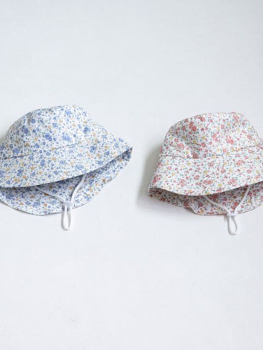 Flower Bucket Flap Cap