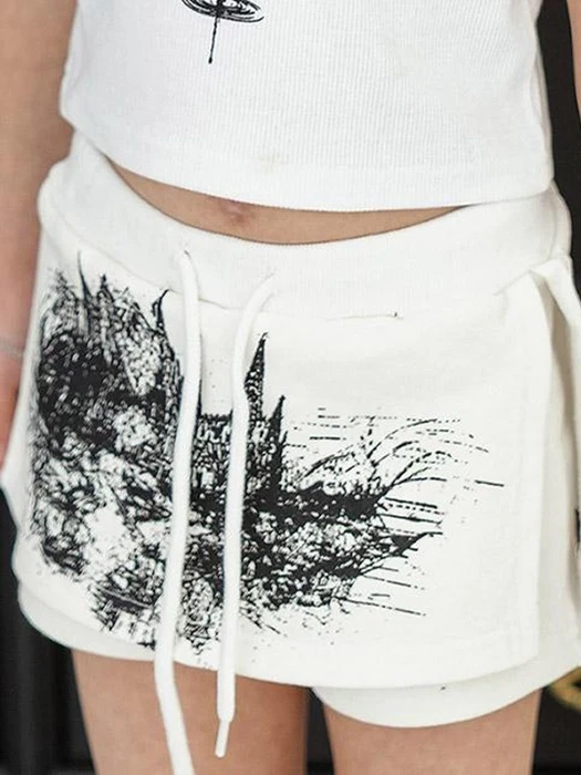 Graphic Wrap Pants Graphic Wrap Pants