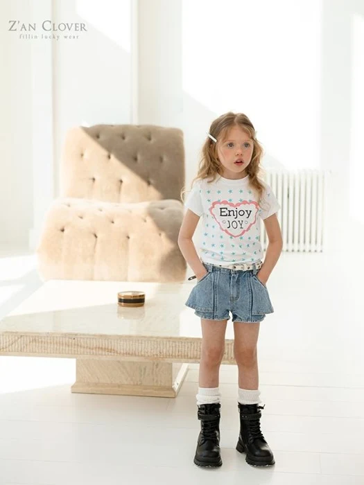 Denim Flare Shorts Denim Flare Shorts