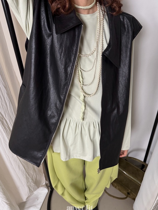 Glossy Shirt Vest Glossy Shirt Vest