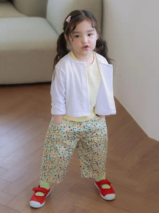 Woven Flower Pants
