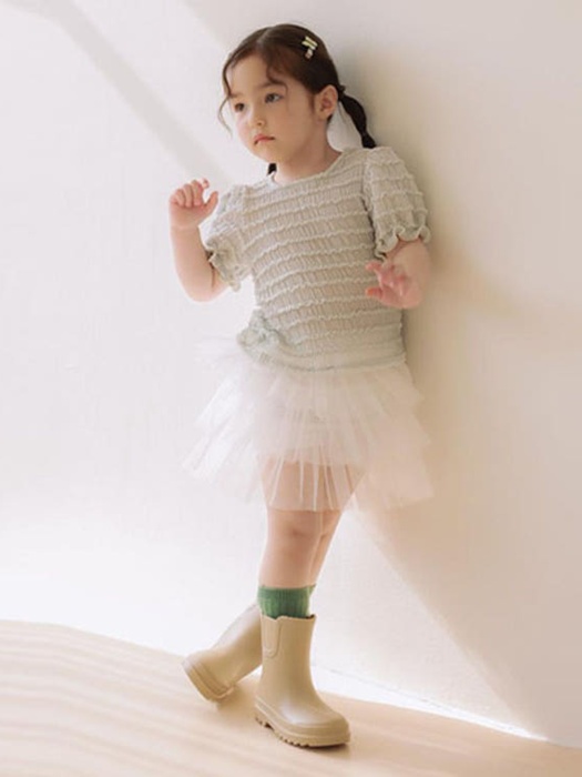 Mesh Tiered Skirt (Inner Shorts)