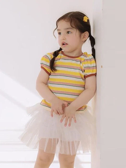 Stripe Ribbon Blouse